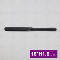 【HS】107 竹筒匙  黑 16x1.6cm