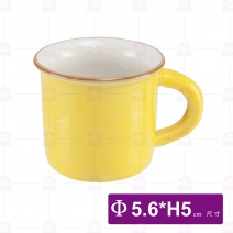 KC01-12 單把小杯(黃)-Φ5.6xH5cm
