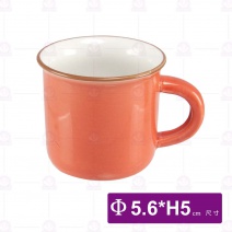 KC01-16 單把小杯(橘)-Φ5.6xH5cm