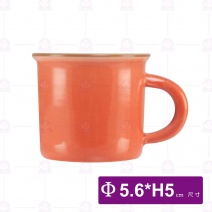KC01-16 單把小杯(橘)-Φ5.6xH5cm