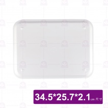 【LihTay】6015托盤  乳白  34.5x25.7x2.1cm