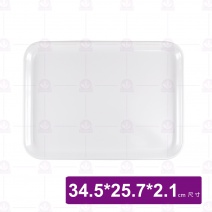 【LihTay】6015托盤  乳白  34.5x25.7x2.1cm