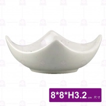 綠如意3吋碟-8x8xH3.2cm