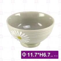 三島花4.75吋碗-Φ11.7xH6.7cm