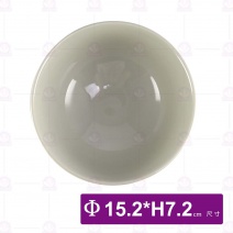 三島花6吋羅紋碗-Φ15.2xH7.2cm