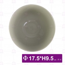 三島花7吋高腳碗-Φ17.5xH9.5cm