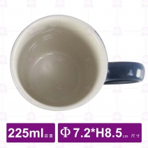 條紋小咖啡杯(藍)-225ml