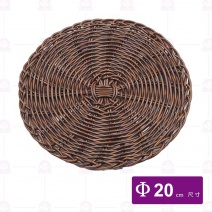 【菊川本味】仿藤隔熱墊-圓(深紋)-Φ20cm