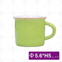 KC01-17單把小杯(蘋果綠)-Φ5.6xH5cm