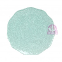 【大同磁器】FA0002 綠荷葉盤-9吋 (10入/盒)