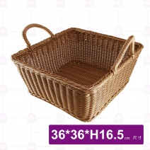 仿藤置物籃-36x36xH16.5cm