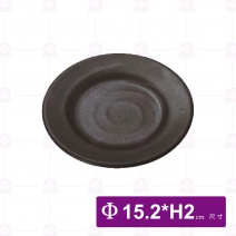 【HS】JA201陶面螺紋圓盤-黑(24入/盒)