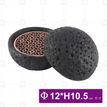 黑色隕石碗12cm - 分子料理