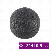黑色隕石碗12cm - 分子料理