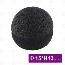 黑色隕石碗15cm - 分子料理