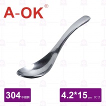 【A-OK】304伯爵湯匙(中)-15cm