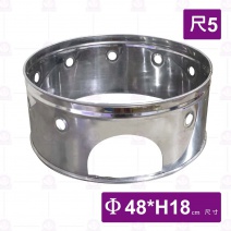尺5桌上型圓煎盤爐圍-Φ48xH18cm