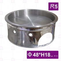尺5桌上型圓煎盤爐圍-Φ48xH18cm