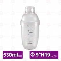 【鎰滿】PC雪克杯(雷刻刻度)-530ml
