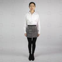 #9021黑色條紋迷你圍裙 35cm