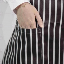 #9021黑色條紋迷你圍裙 35cm