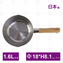 【日本谷口】不鏽鋼IH槌目雪平鍋-Φ18.9xH8cm