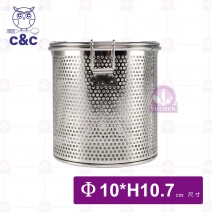 【C&C】304魯料籃-Φ10xH10.7cm