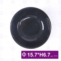 藍眼淚 6吋荷口沙拉碗-Φ15.7xH6.7cm