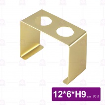 凱旋門雙格手卷架(金)-12x6xH9cm