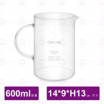 【Driver】直式耐熱玻璃壺-600ml