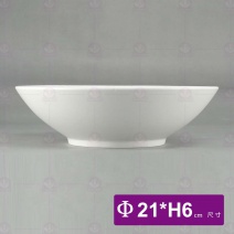 8吋白天光大理石紋深碗-Φ21xH6cm