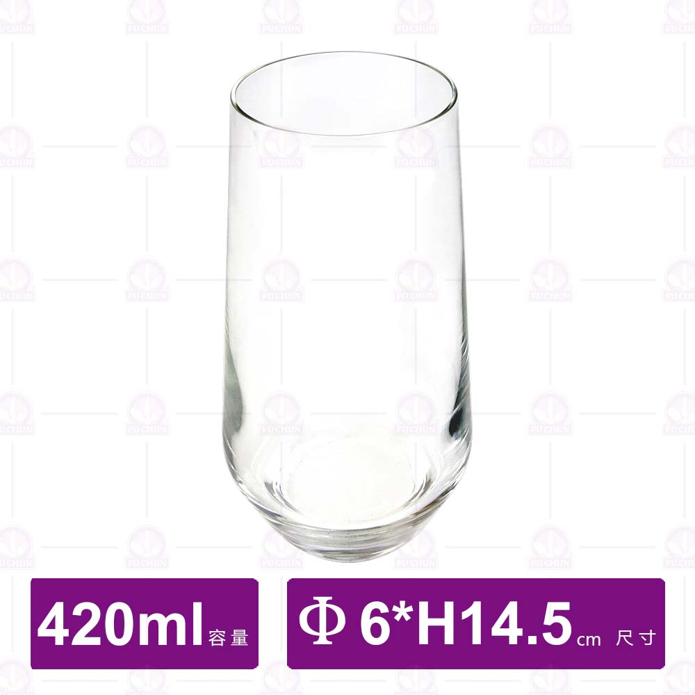 臻選冷切薄邊直身杯(12入/盒)-Φ6xH14.5cm