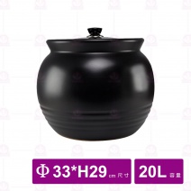 【唐鈺】1號超耐熱鍋(玻璃蓋)-黑 20L