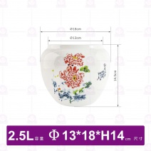 富貴牡丹佛跳牆 (12入/箱)Φ13x18xH14.5cm/2.5L (D)