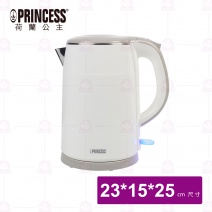 【PRINCESS 荷蘭公主】不鏽鋼雙層防燙快煮壺(236070)