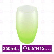 薩通凝霜青檸綠直身杯(12入/盒)-Φ6.5xH12.3cm