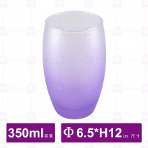 薩通凝霜芋泥紫直身杯(12入/盒)-Φ6.5xH12.3cm