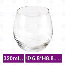 盛世冷切薄邊直身杯(12入/盒)-Φ6.8xH8.8cm