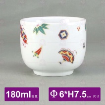 日風茶杯(寶物)-Φ6xH7.5cm