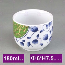 日風茶杯(春色碧藤)-Φ6xH7.5cm