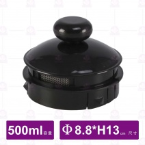 黑柄耐熱壺 (黑柄)-500ml