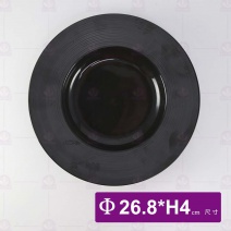 10.5吋義大利麵皿(天目線圈)-Φ26.8xH4cm