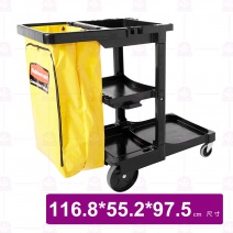 【美國Rubbermaid】RB6173-88 清潔手推車