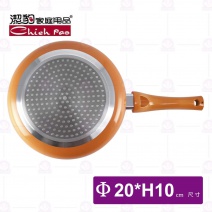 【潔豹】大理石不沾單把方便鍋-Φ20xH10cm