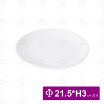 【台灣美耐】JW7008 陶面日式圓盤 白 (12入/盒)