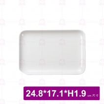【台灣美耐】5710長方托盤 24.8x17.1x1.9cm(12入/盒)