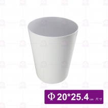 【台灣美耐】6608 圓形垃圾筒  20x25.4cm(3入/盒)