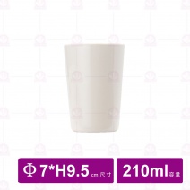 【台灣美耐】2224水杯乳白7x9.5cm(12入/盒)