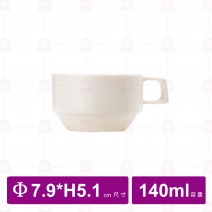 【台灣美耐】4U91咖啡杯 140cc  7.9x5.1cm