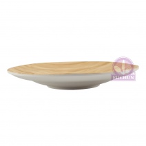 【台灣美耐】BA71007竹器波紋圓盤 (10入/盒)